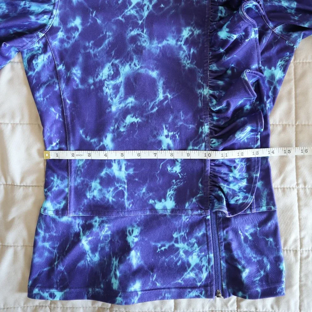 Blue Karma San Suu Full Zip Jacket with Ruffle - Picture 5 of 9